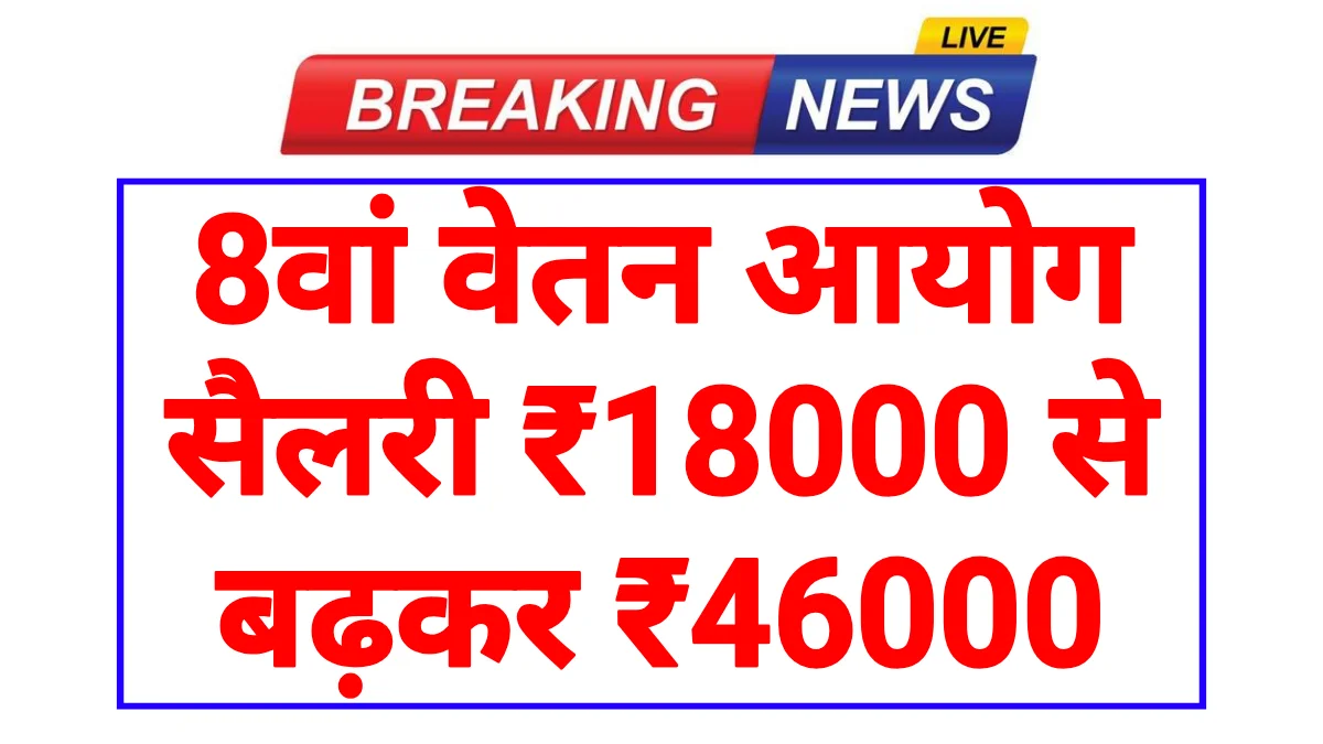 8th Pay Commission Update 2026